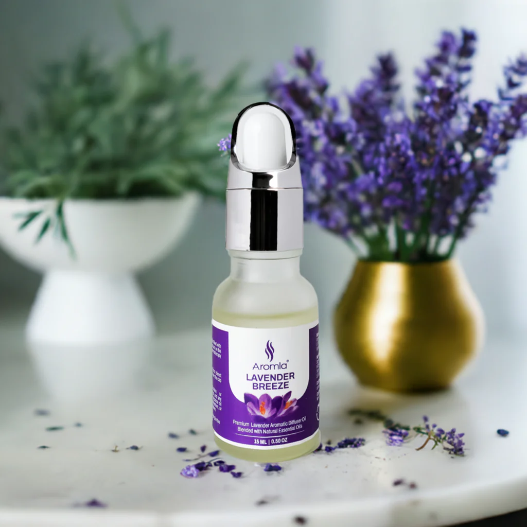 Lavender Breeze | Natural Essential Oil Blended Premium Aromatic Diffuser Oil | 15 ML