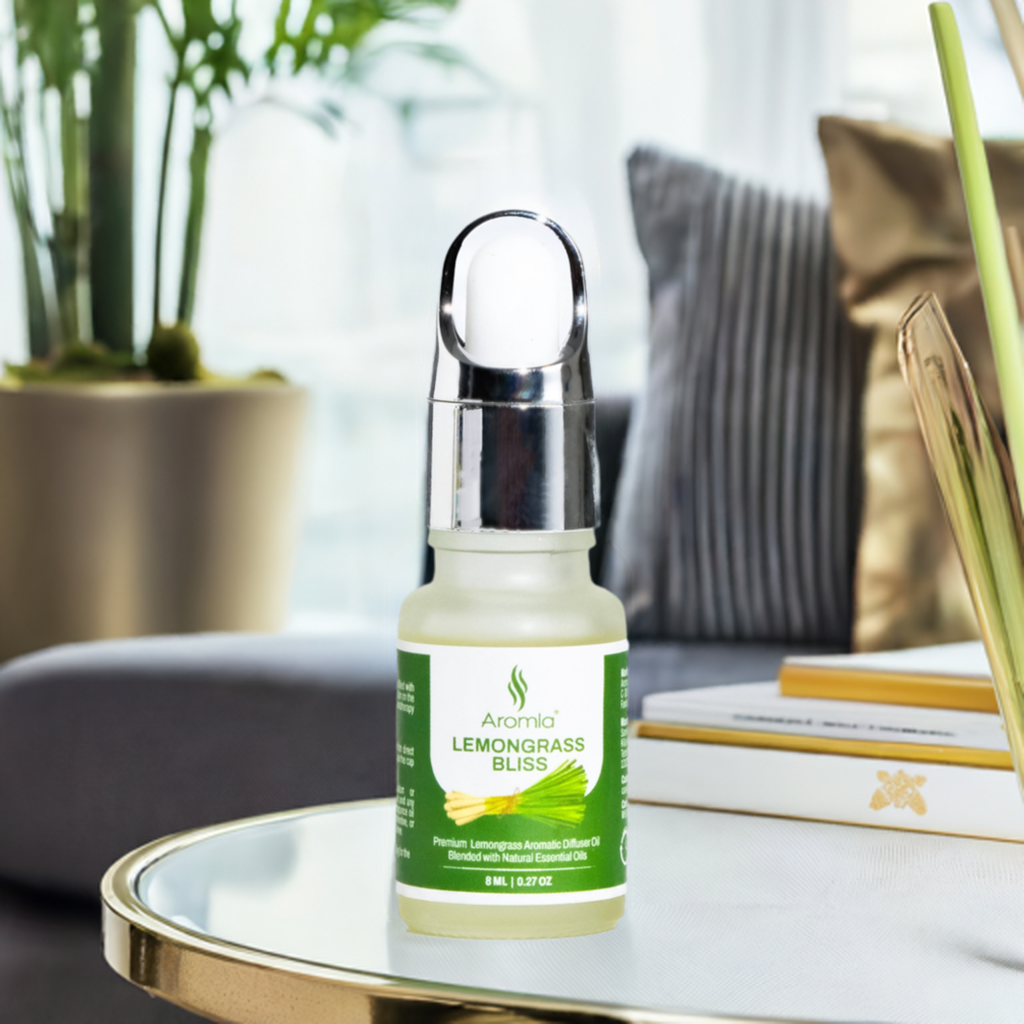 Lemongrass Bliss | Natural Essential Oil Blended Premium Aromatic Diffuser Oil | 15 ML