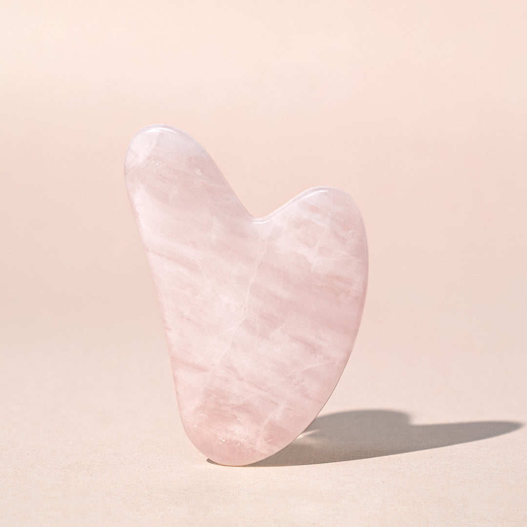 Copperlly - Rose Quartz Gua Sha for Wrinkle free Skin