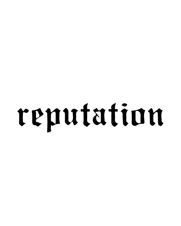 Reputation     2*2 inch