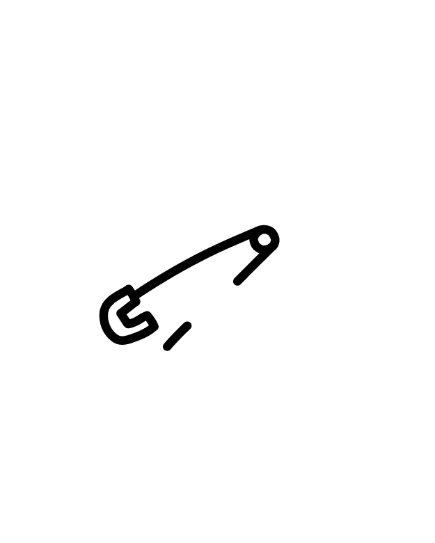 Safety Pin     2*2 inch