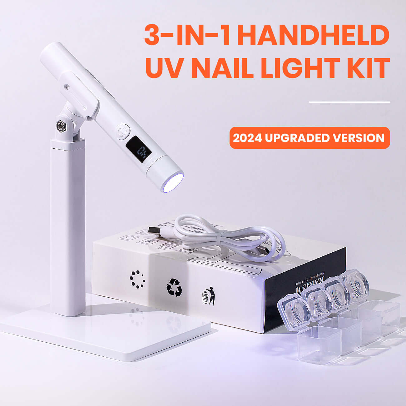 3-in-1 Handheld UV Nail Light Kit-2024 upgraded version
