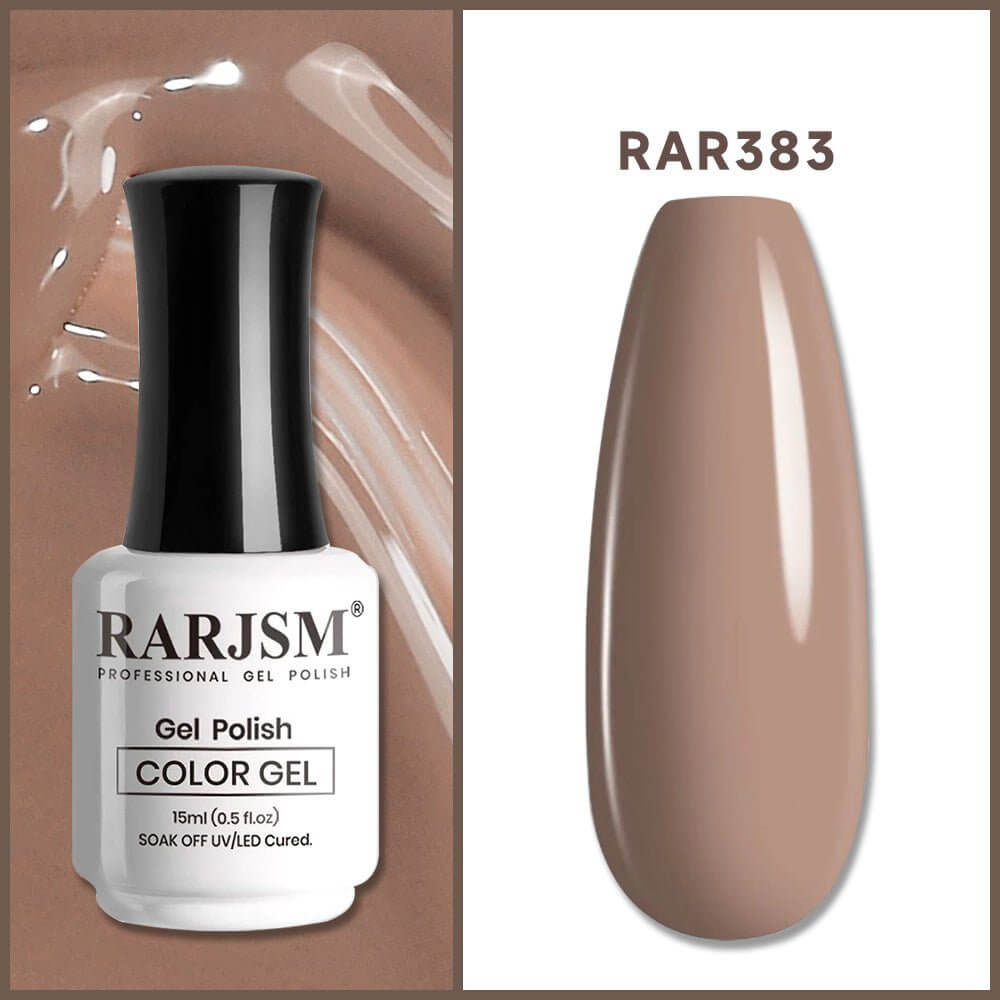 Chocolate Brown Gel nail polish 15ml #383