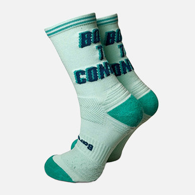 CHAUSSETTE "BORN TO CONQUER" - Vert