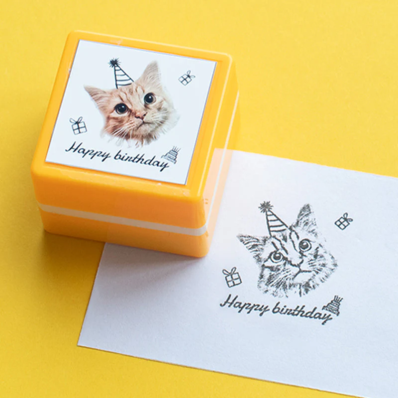 Personalized Custom Pet Portrait Stamp