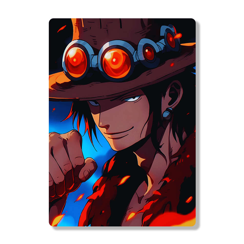 Portgas D Ace - Onepiece - Metal Poster - Losstail