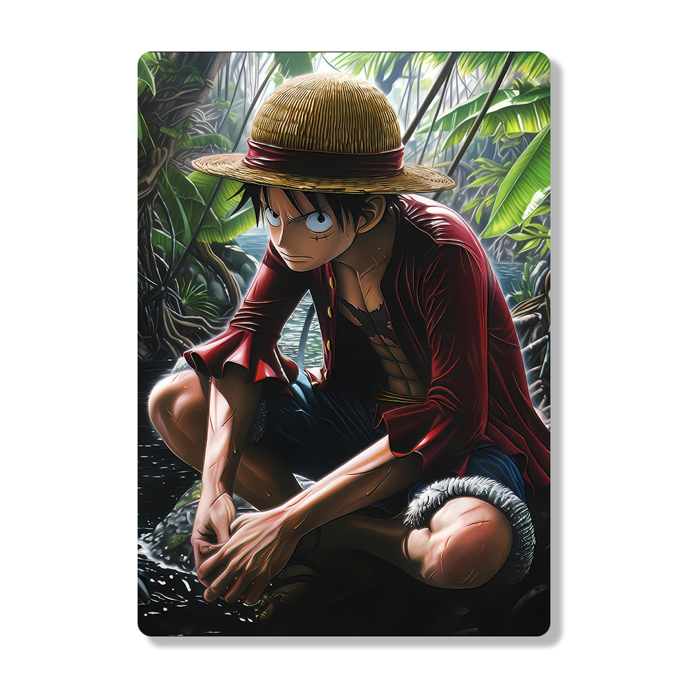 Monkey D Luffy - Onepiece - Metal Poster - Losstail