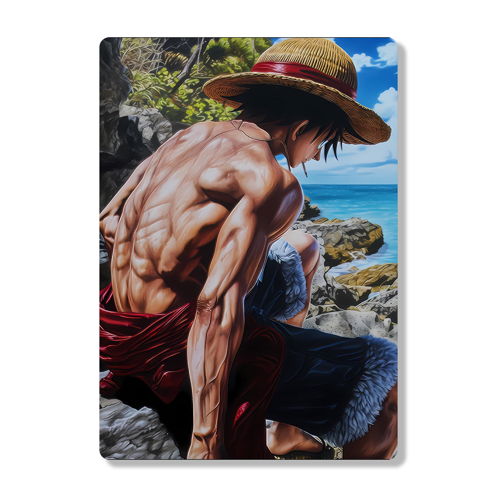 Monkey D Luffy - Onepiece - Metal Poster - Losstail