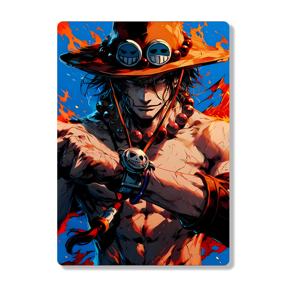 Portgas D Ace -Onepiece - Metal Poster - Losstail