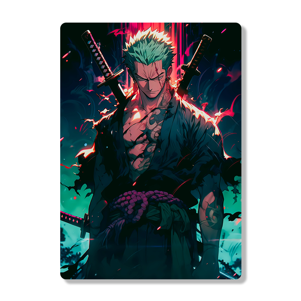 Roronoa Zoro - Onepiece - Metal Poster - Losstail