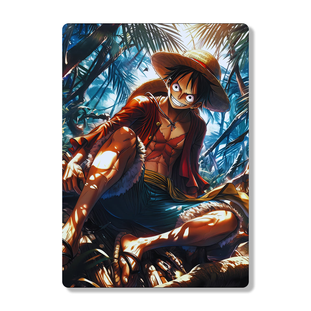 Monkey D Luffy - Onepiece - Metal Poster - Losstail