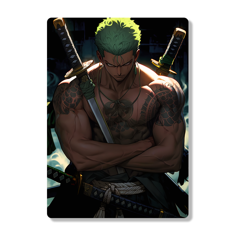 Roronoa Zoro - Onepiece - Metal Poster - Losstail