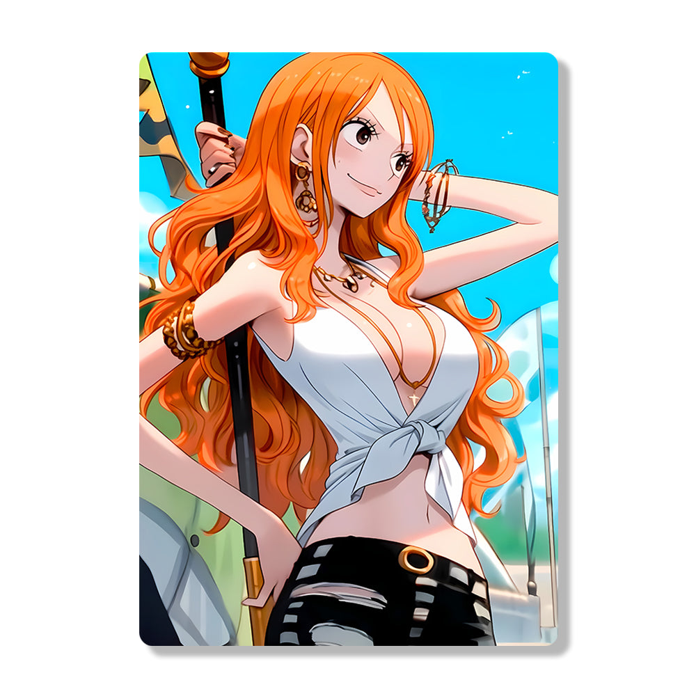 Nami - Onepiece - Metal Poster - Losstail