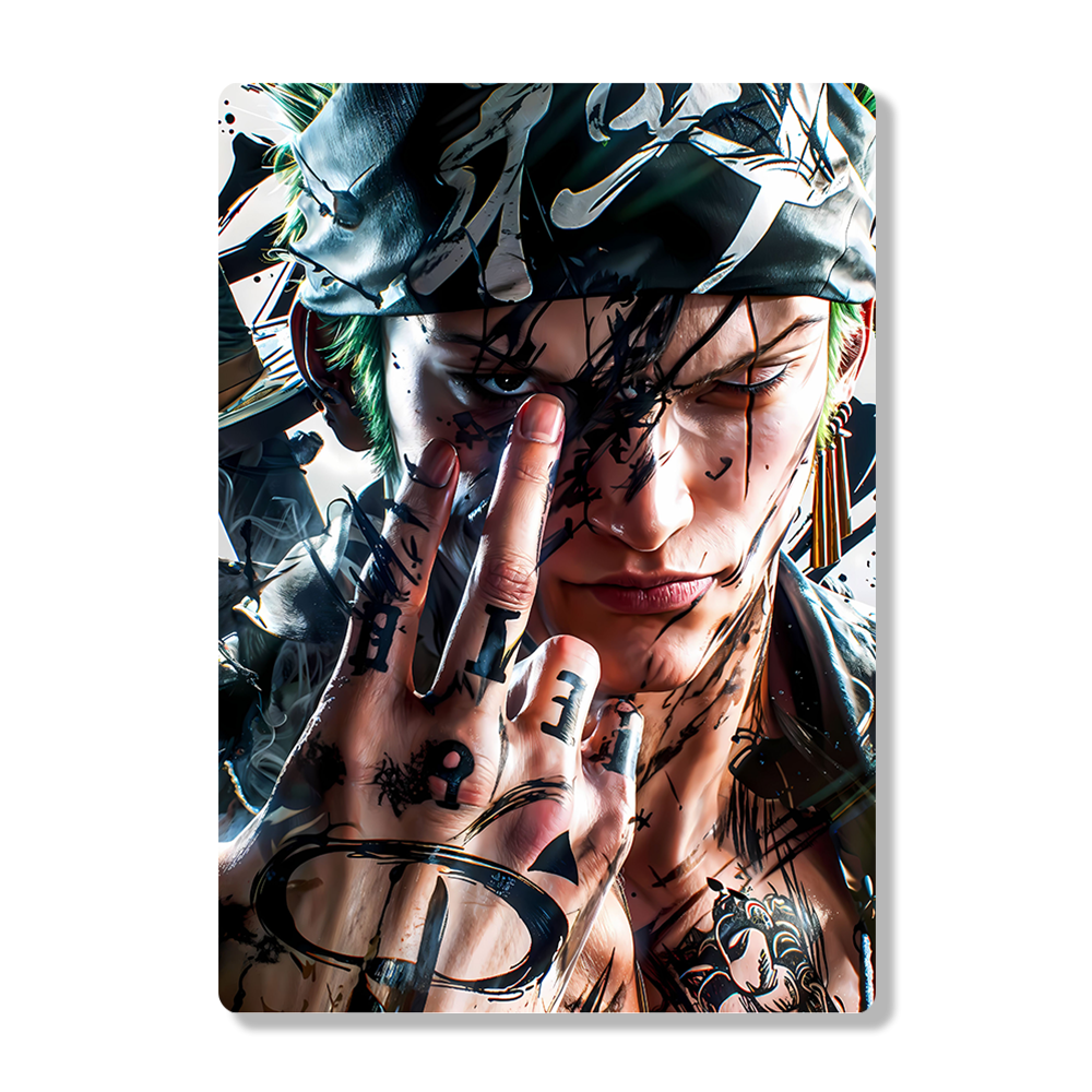 Roronoa Zoro - Onepiece - Metal Poster - Losstail