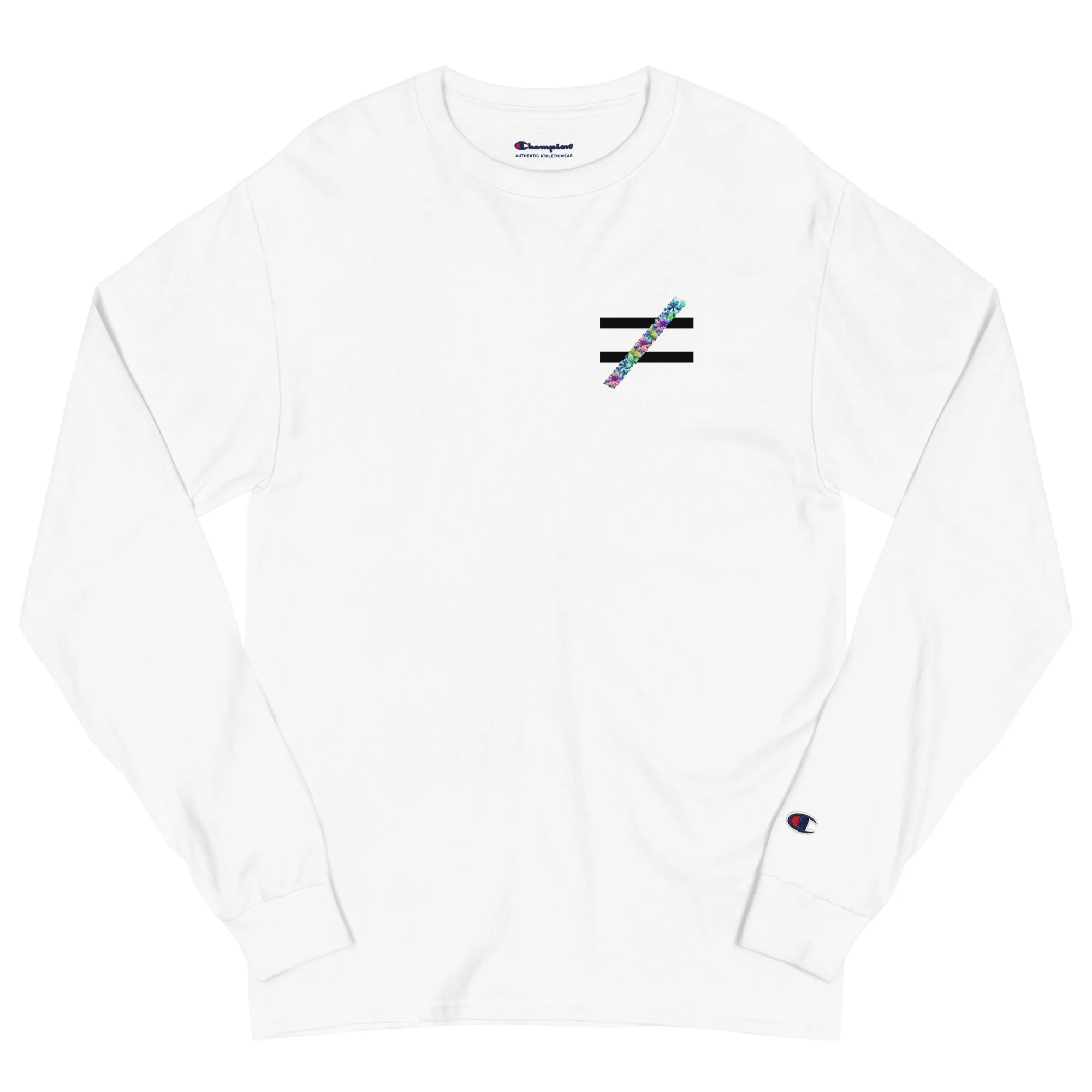 Not Equal - Men's Champion Long Sleeve Shirt