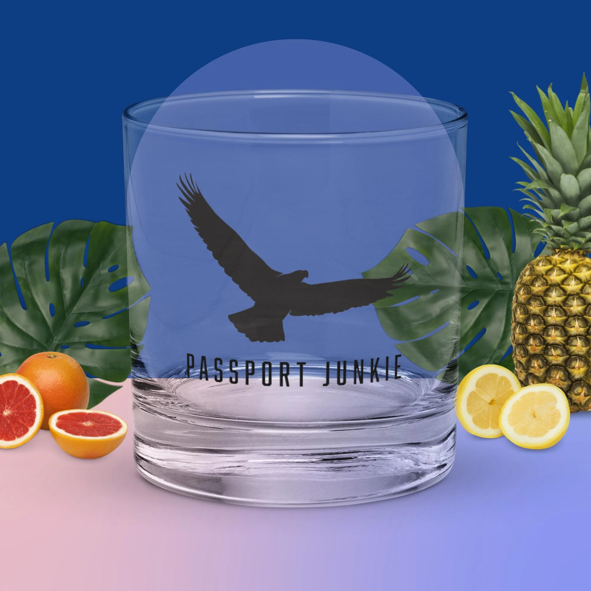 Passport Junkie - Rocks glass