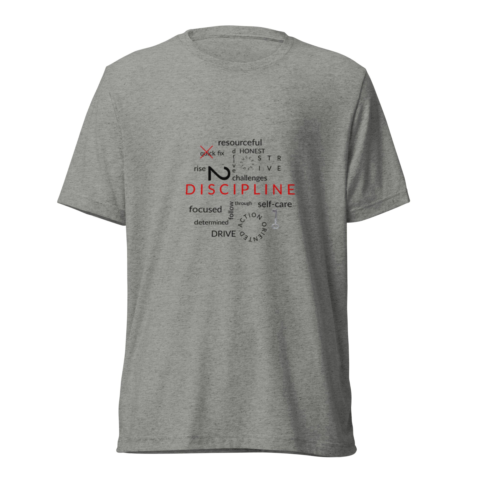 Discipline - Motivational Short sleeve t-shirt