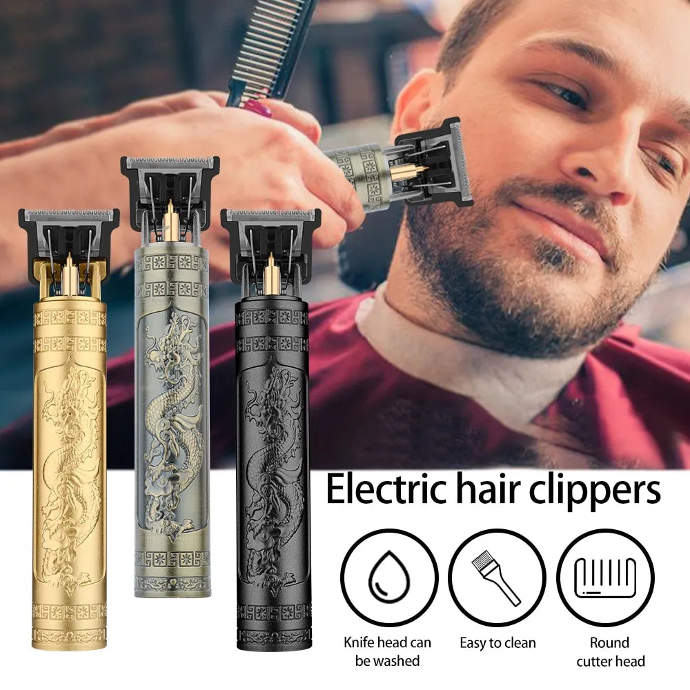 Electric Hair Cutting Machine Hair Clipper Professional Men Shaver Rechargeable Barber Trimmer