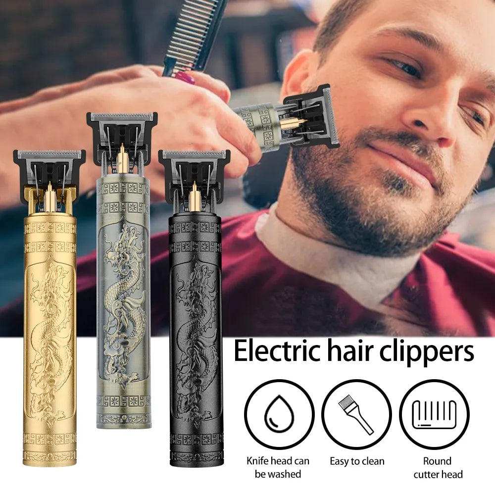 Electric Hair Cutting Machine Hair Clipper Professional Men Shaver Rechargeable Barber Trimmer