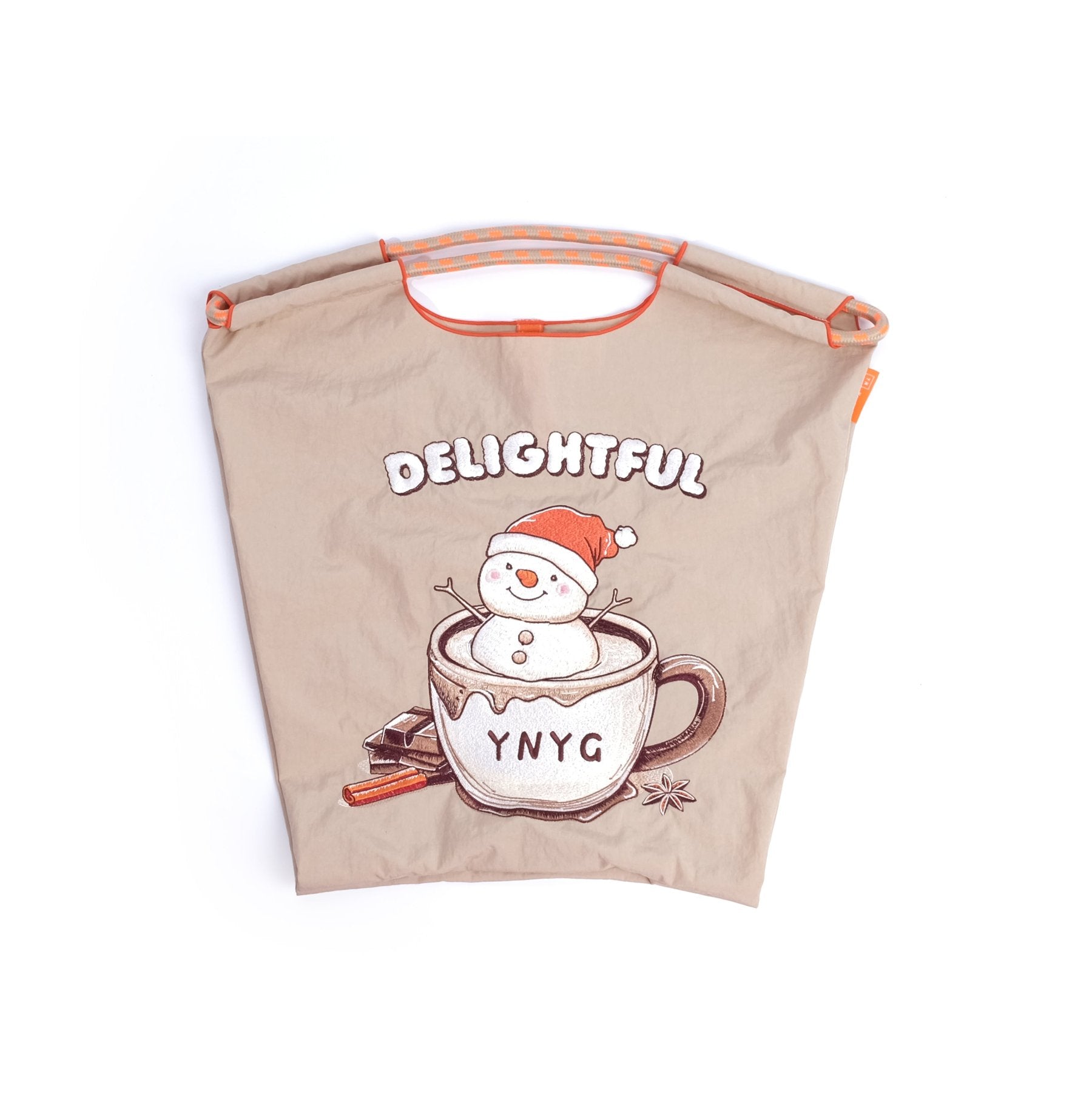 YNYG CityBag - Marshmallow Snowman's Delight - Light Coffee