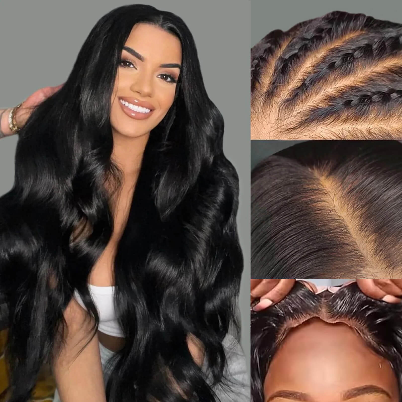 wigsandwanderlust Recommends !!! Brennas Hair Weargo 4x4 / 6x4.5 Pre-Cut Lace Body Wave Glueless Wig Breathable Cap-Air Wig 180% Density