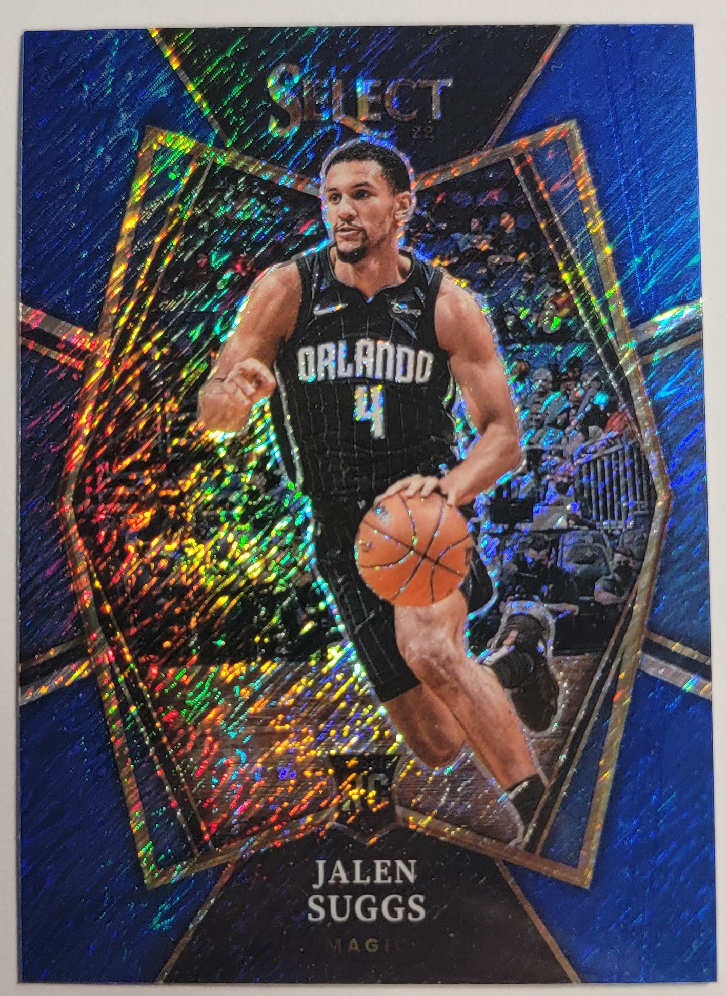 2021-22 Panini Select Premier Level Blue Shinmer No.102 Jalen Suggs RC