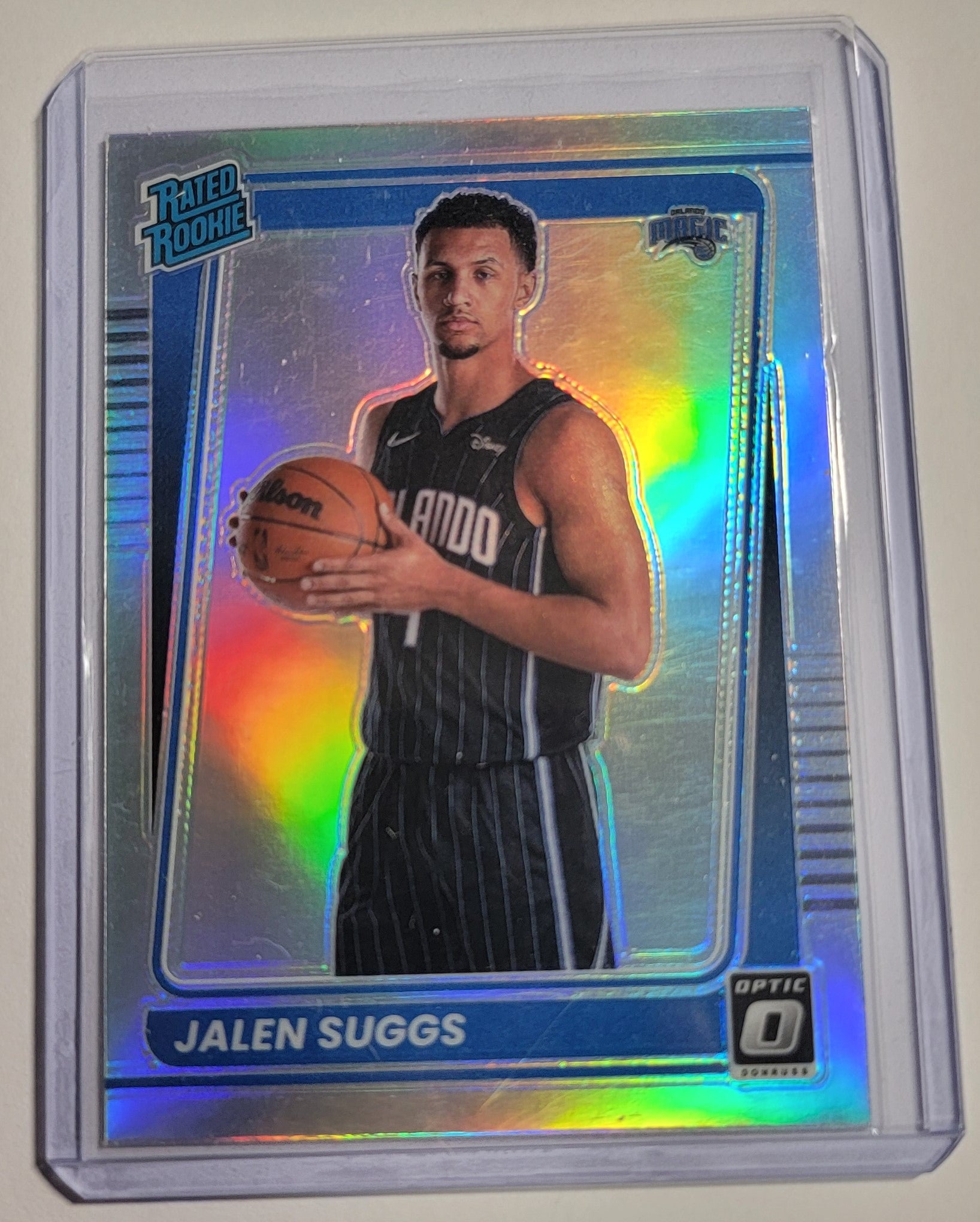 2021-22 Panini Donruss Optic Jalen Suggs Rated Rookie Holo Silver No.179