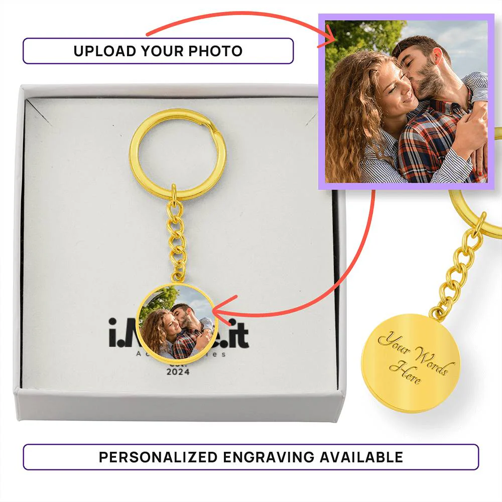 Photo Keychain ( Circle)