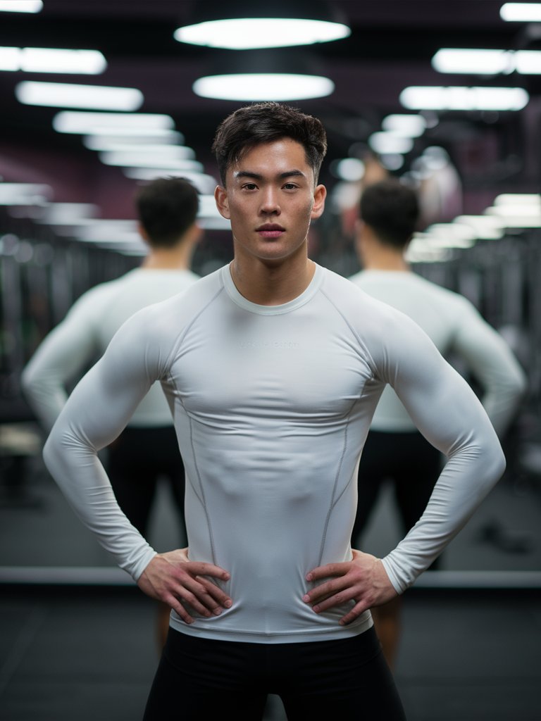 Compression shirt White