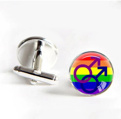 Gay Pride Cufflinks
