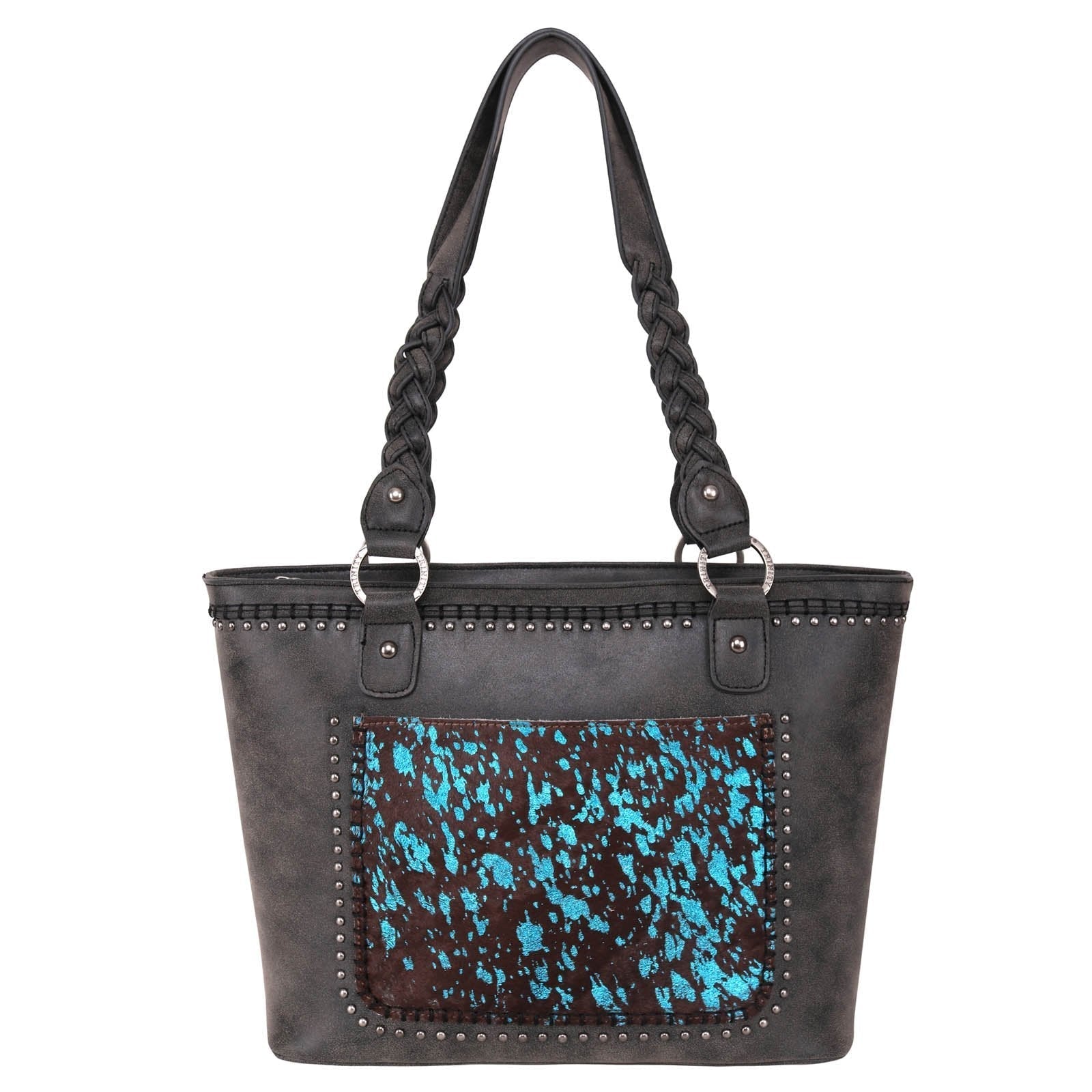 Trinity Ranch Hair-On Leathe Collection Concealed Carry Tote