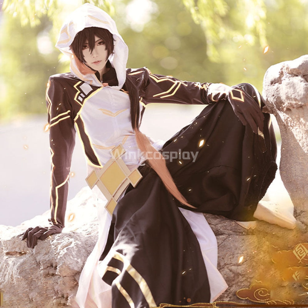 Genshin Impact Morax Zhongli Cosplay Costume