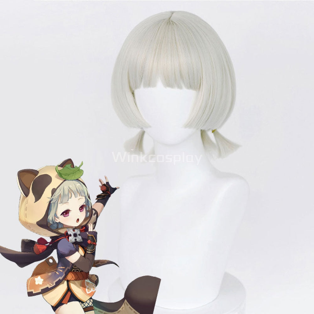 Genshin Impact Sayu Grey Cosplay Wig