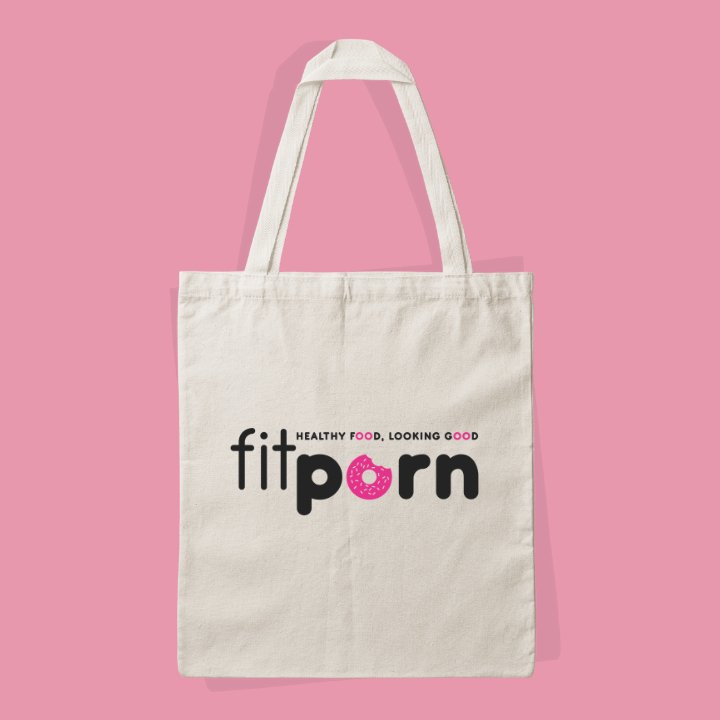 Tote Bag Fitpron 100% Cotone Riciclato 38x42cm