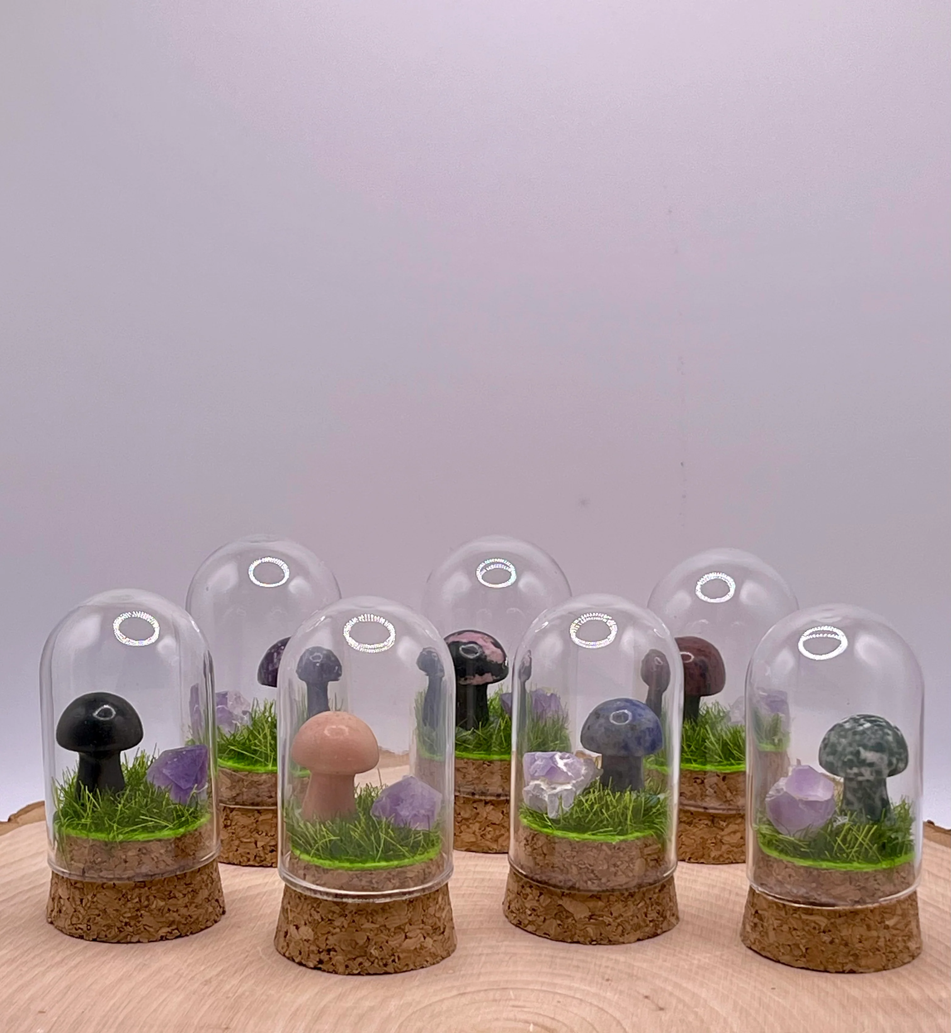 Crystal Mushroom Terrarium/Landscape/Garden Decoration