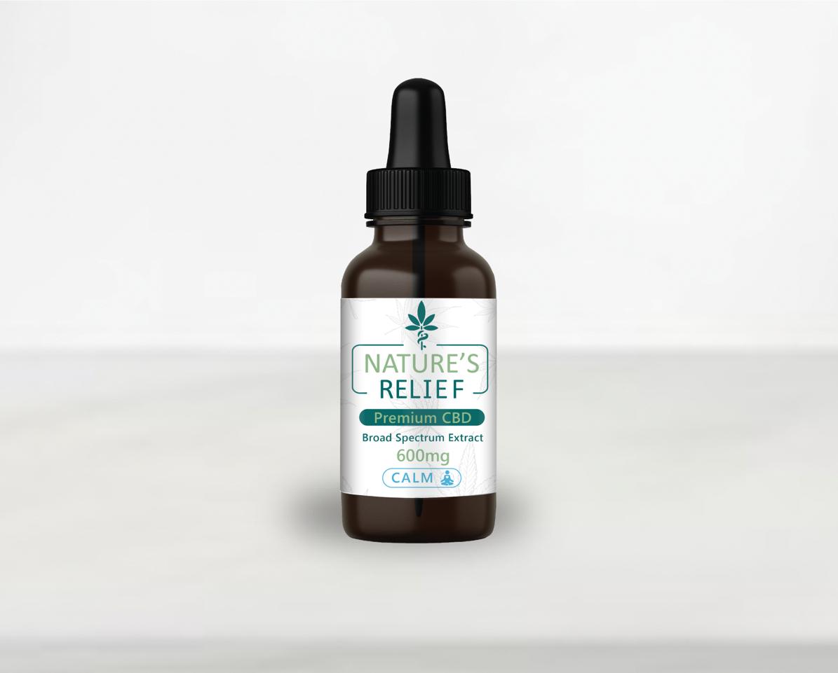 Premium CBD Oil Calm Range 600mg - 30ml