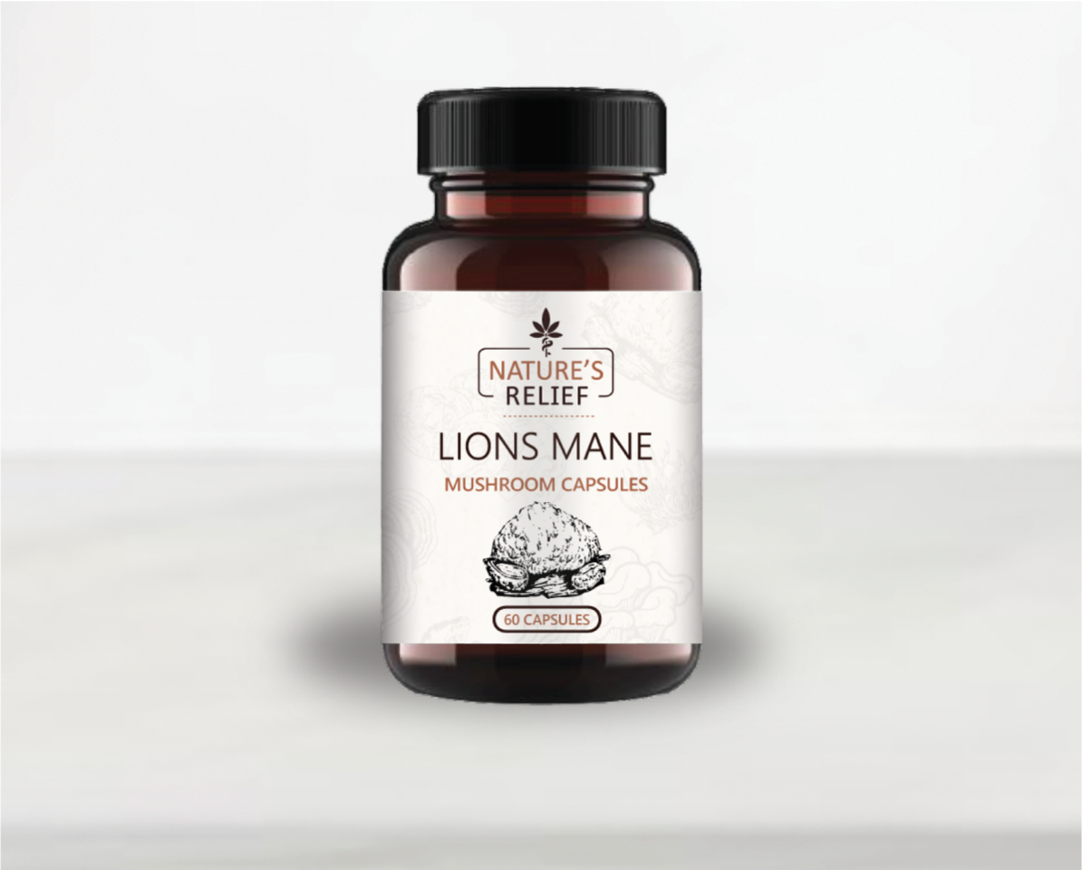 Lions Mane Mushroom Capsules - 60 Capsules