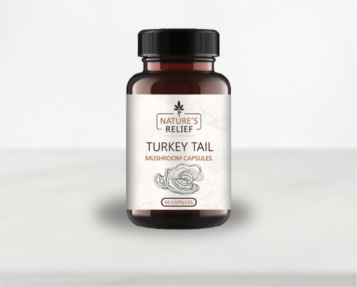 Turkey Tail Mushroom Capsules - 60 Capsules