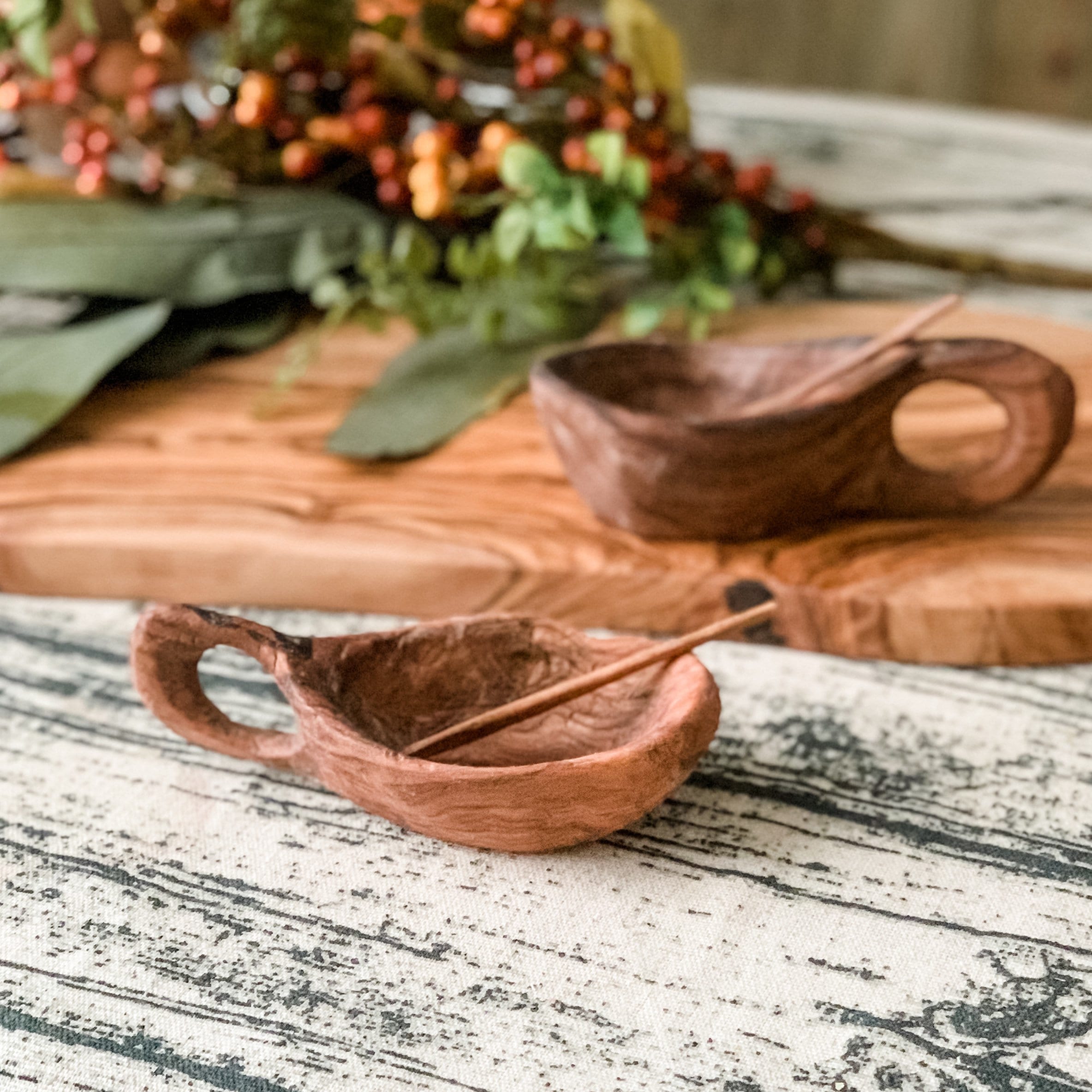 Wild Olive Wood Pouring Cup