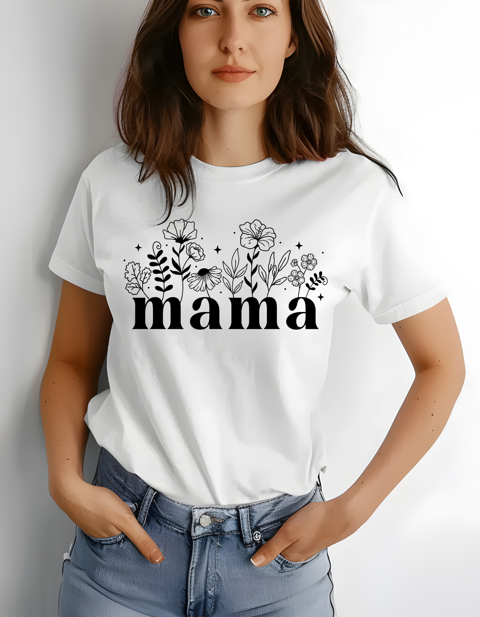 Mama Floral Tee