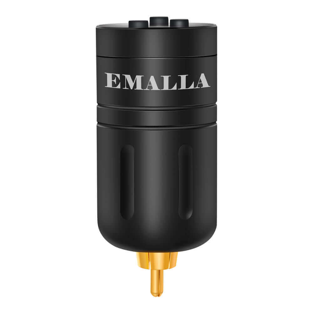 EMALLA Wireless Tattoo Battery Power Supply RCA Connect (1800mAh)