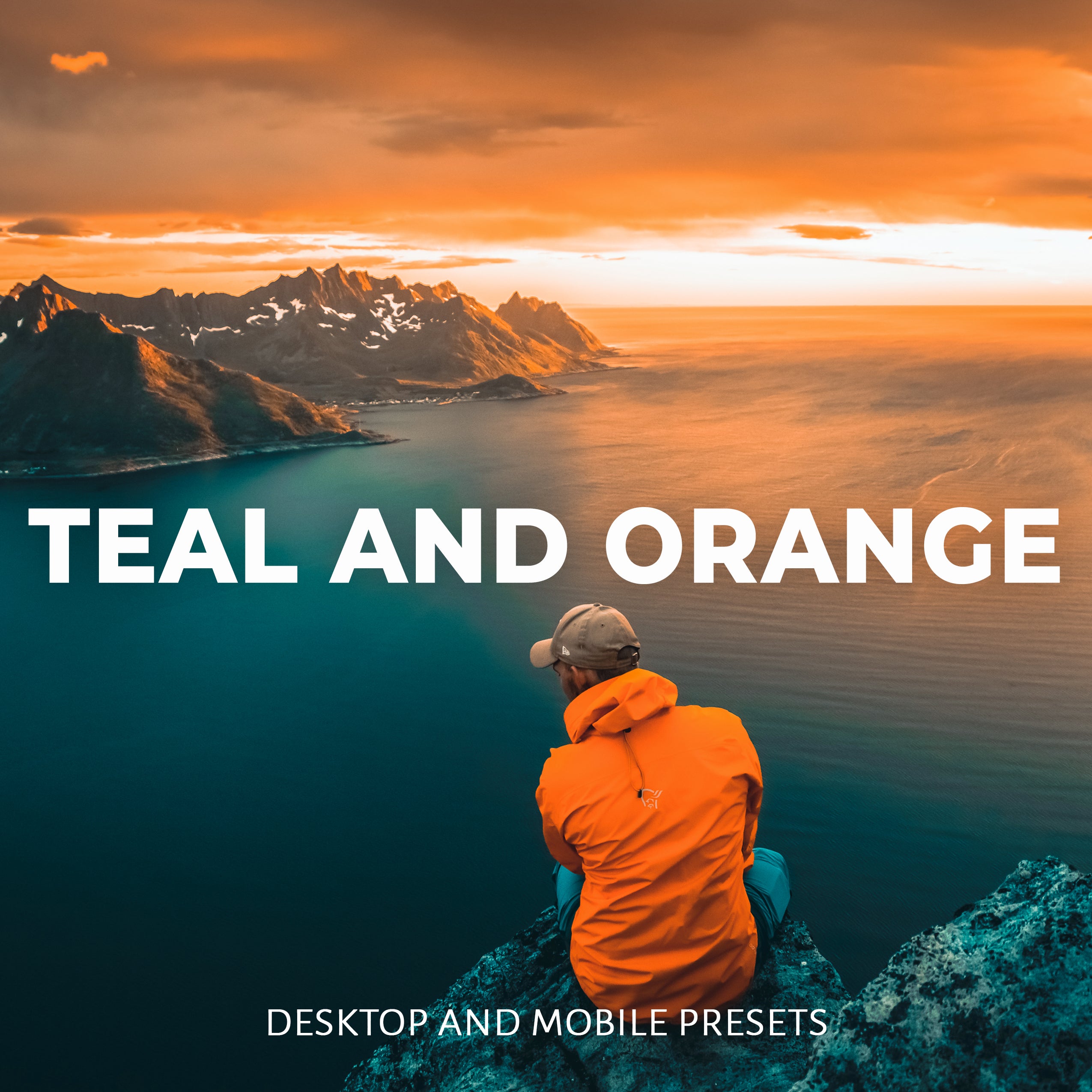 TEAL AND ORANGE