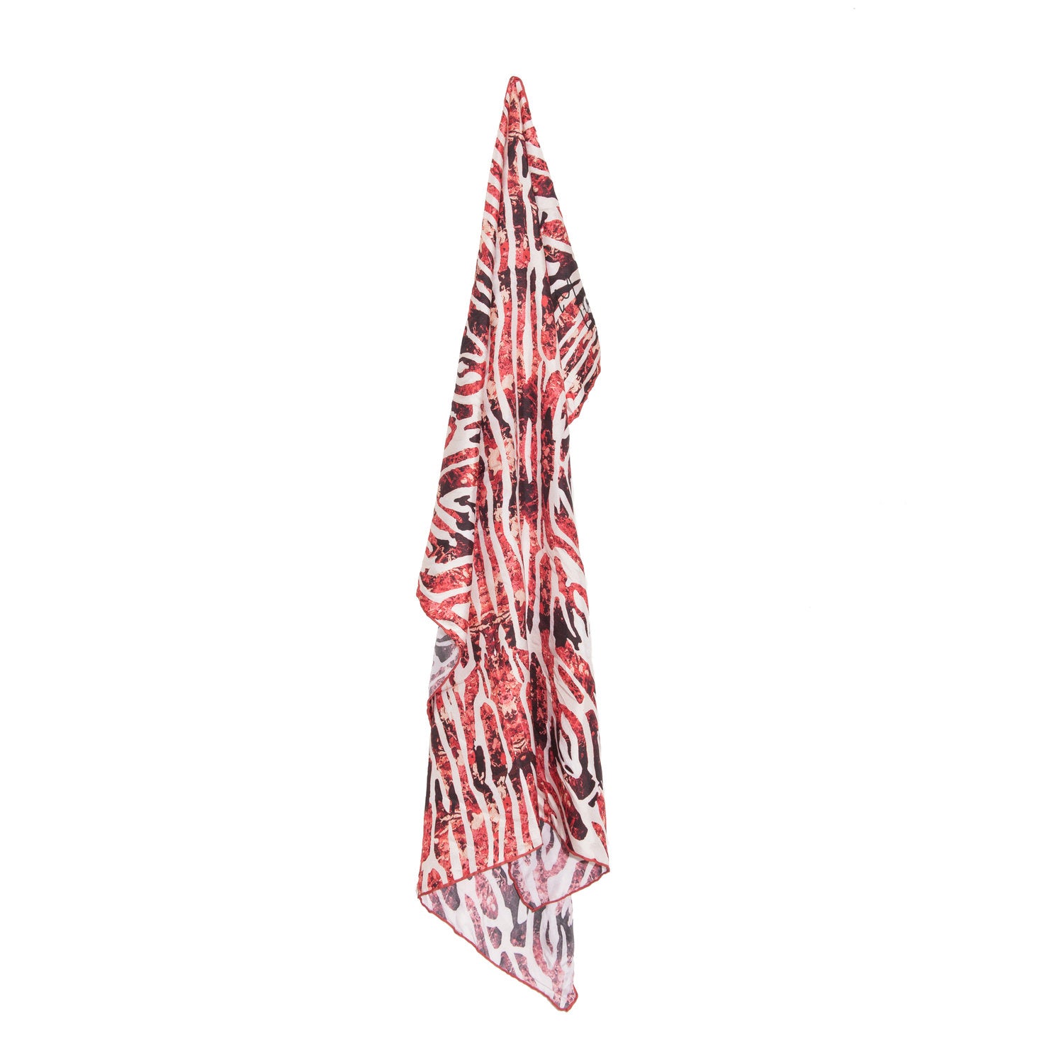 Abstract Animal Silk Scarf
