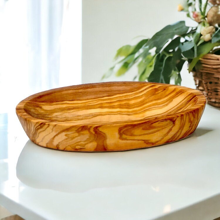 Olive Wood  Small Oval Dish 10-14 cm