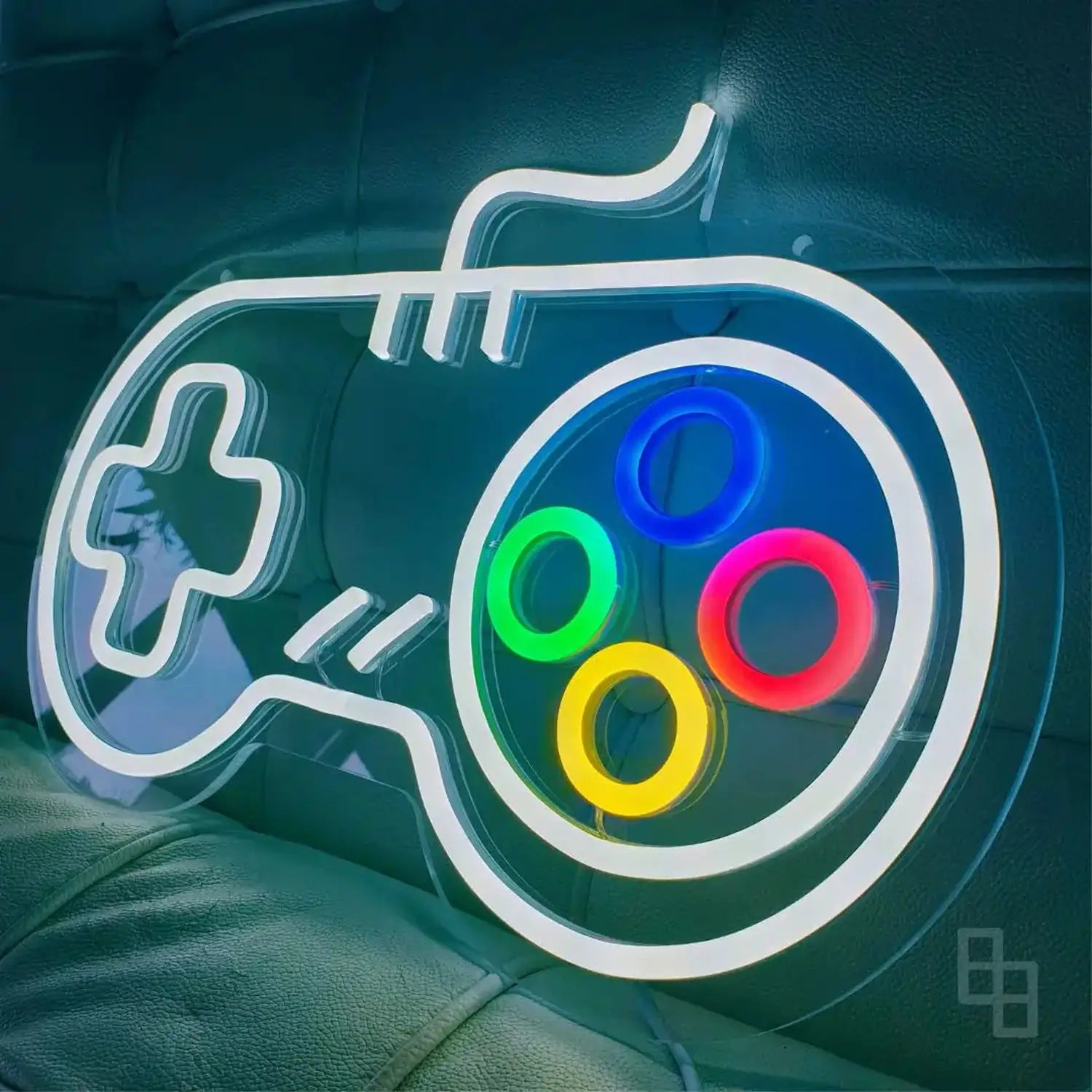 Neon Gaming Manette SNES