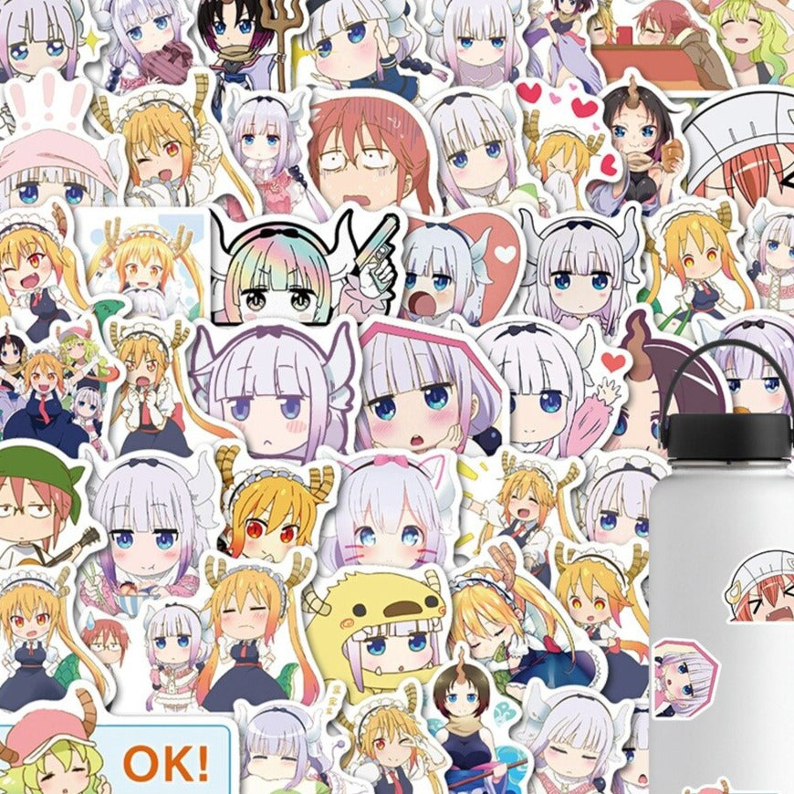Miss Kobayashi's Dragon Maid Anime Stickers