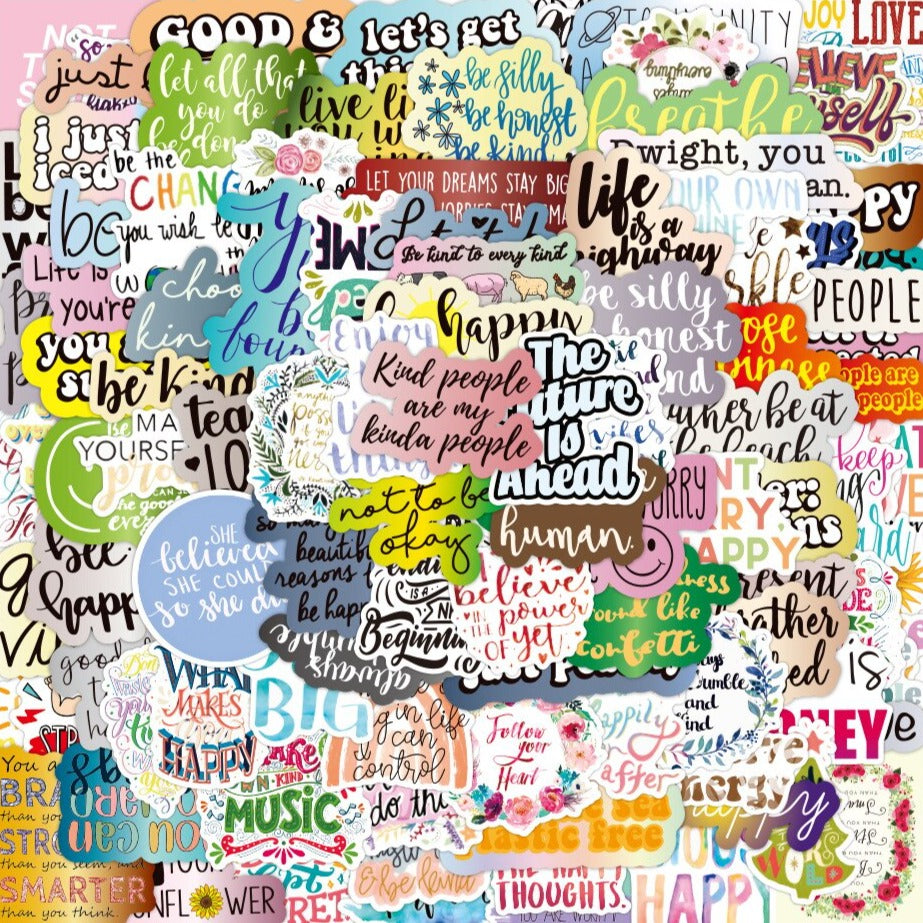 Good Vibes Motivational Stickers