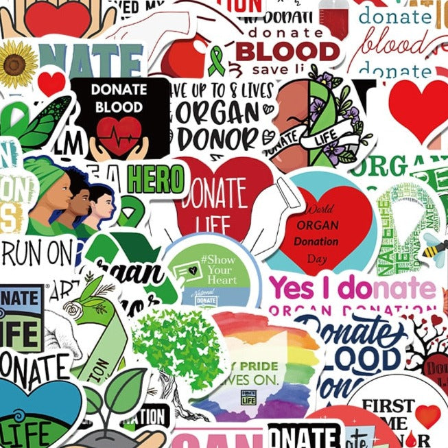 Donate Life Decal Stickers