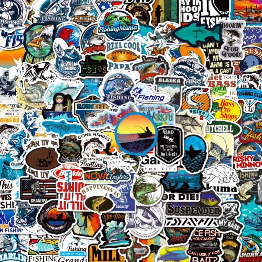Outdoor Fishing Decal Stickers