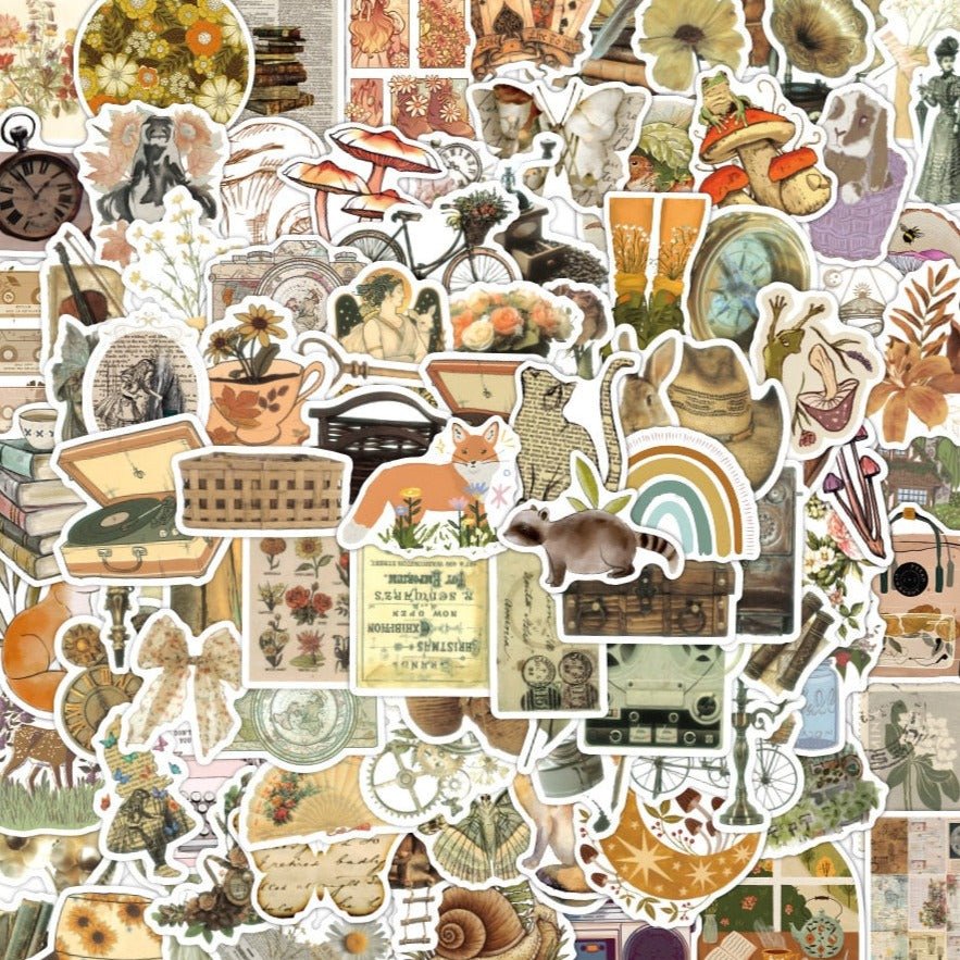 Classic Vintage Cottage Style Stickers